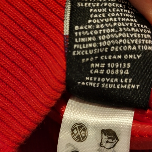 Chicago Bulls NBA Ultra Game Red Bomber Jacket - Size Small - Picture 10 of 10